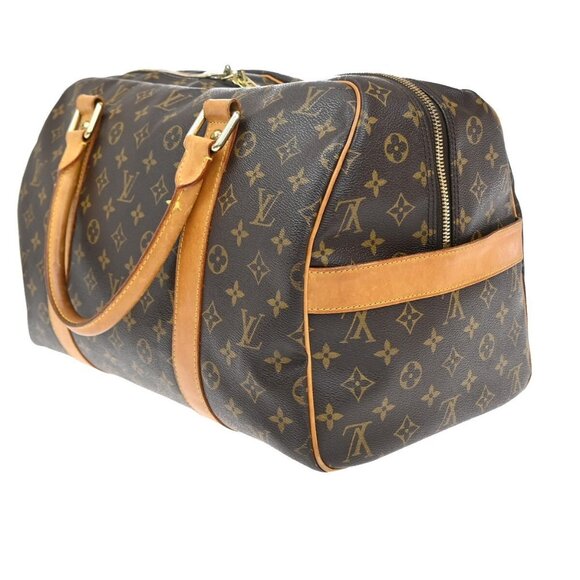 LOUIS VUITTON LV Carryall Travel Hand Bag Monogram Leather Brown - Picture 5 of 5